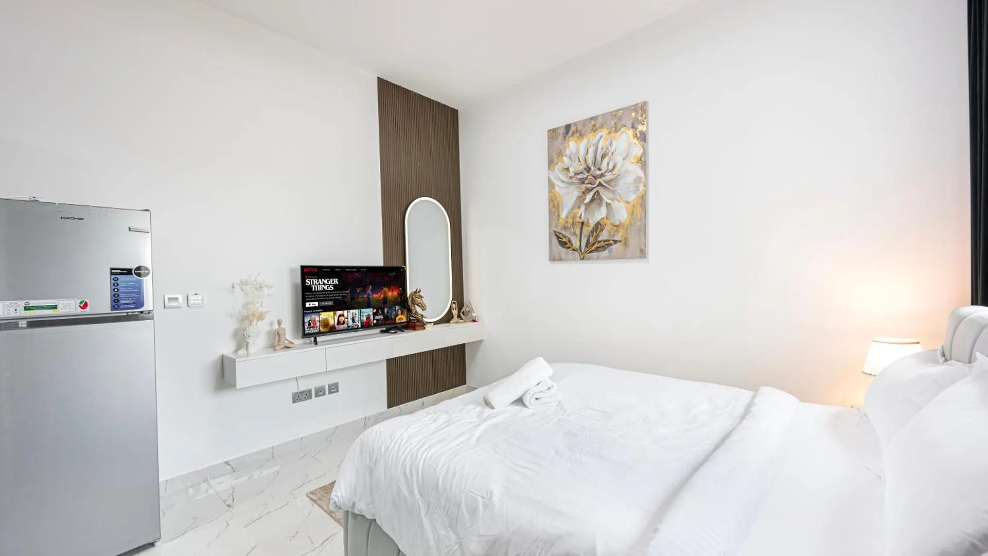 Modern Studio Oasis In Vibrant Dubailand Apartmán Dubaj